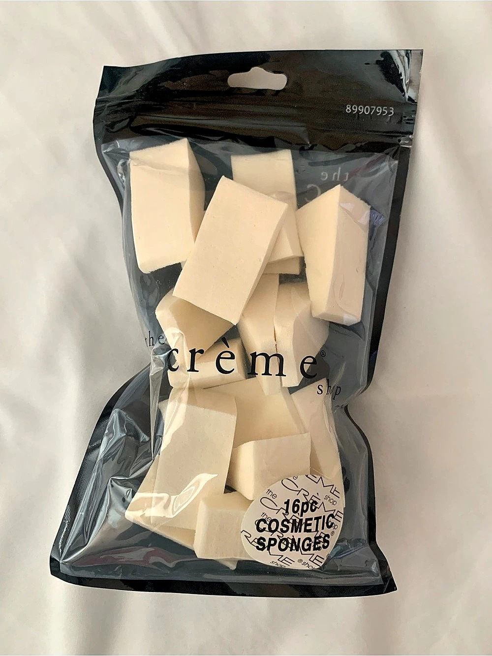 The Creme Shop Women's 15 Piece Cosmetic Makeup Wedge Sponges